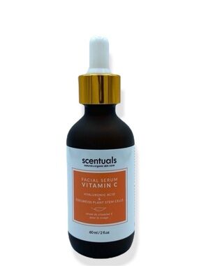 Scentuals Vitamin C Facial Serum - 60ml - Gold/Black Dropper